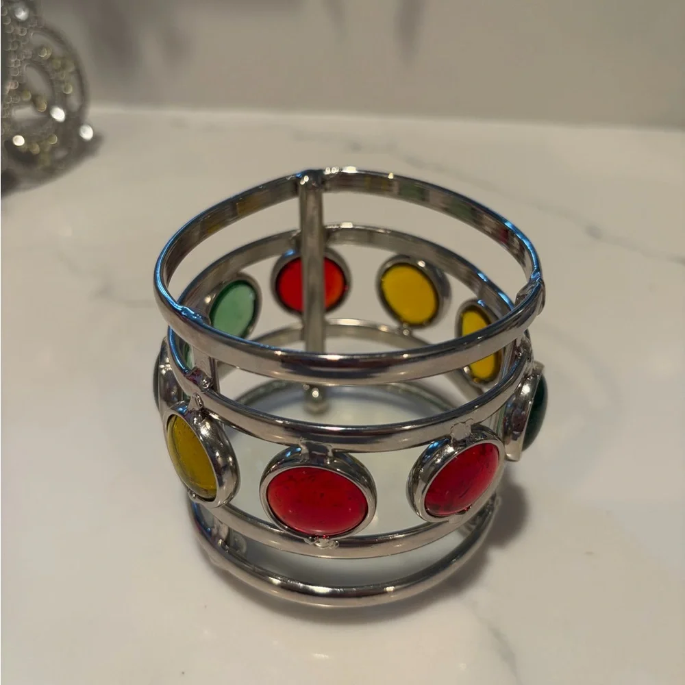 Multi-Colored Decorative Tealight Candle Holder